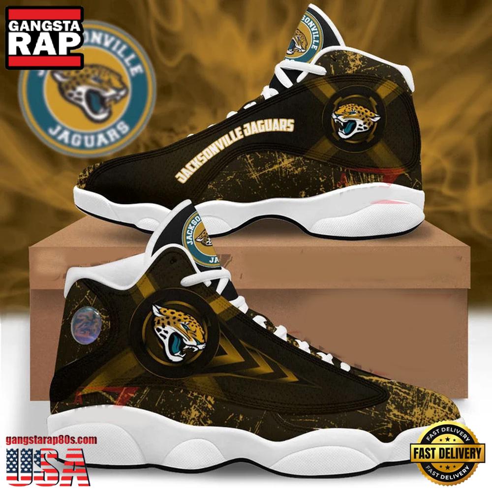 Jacksonville Jaguars NFL Air Jordan 13 Shoes For Fans