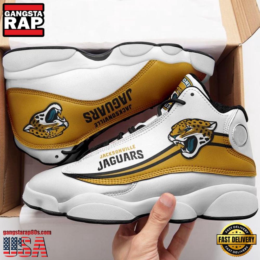 Jacksonville Jaguars Team NFL Air Jordan 13 Shoes