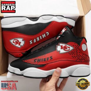 Kansas City Chiefs Team Football NFL Air Jordan 13 Shoes