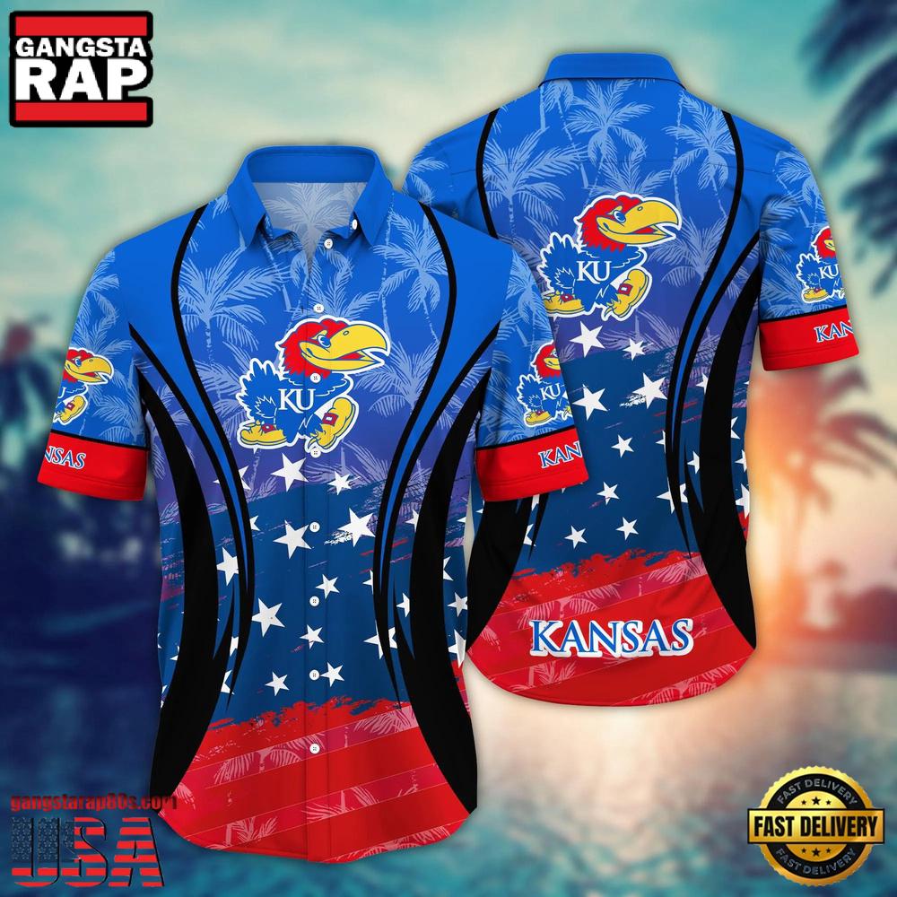 Kansas Jayhawks MLB Team Hawaiian Shirt Gift For Fans