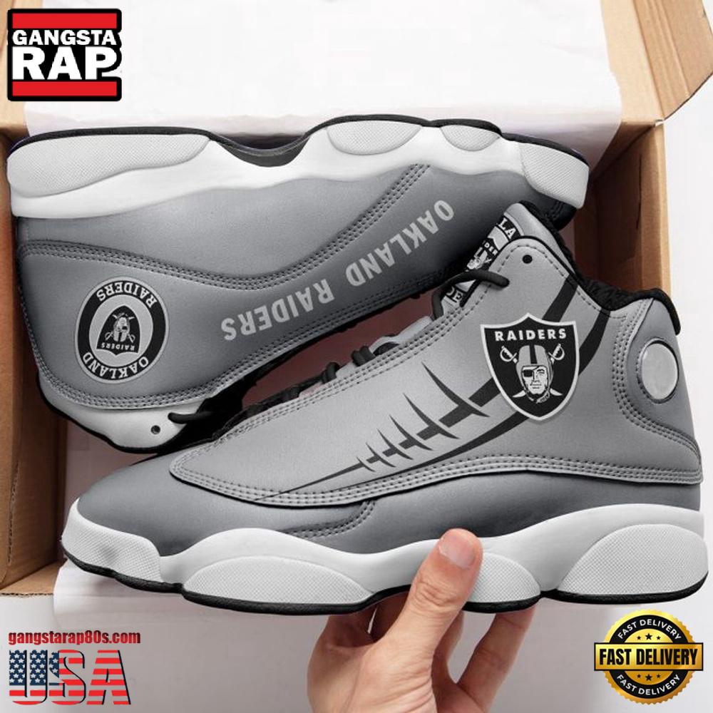 Las Vegas Raiders Football NFL Air Jordan 13 Shoes