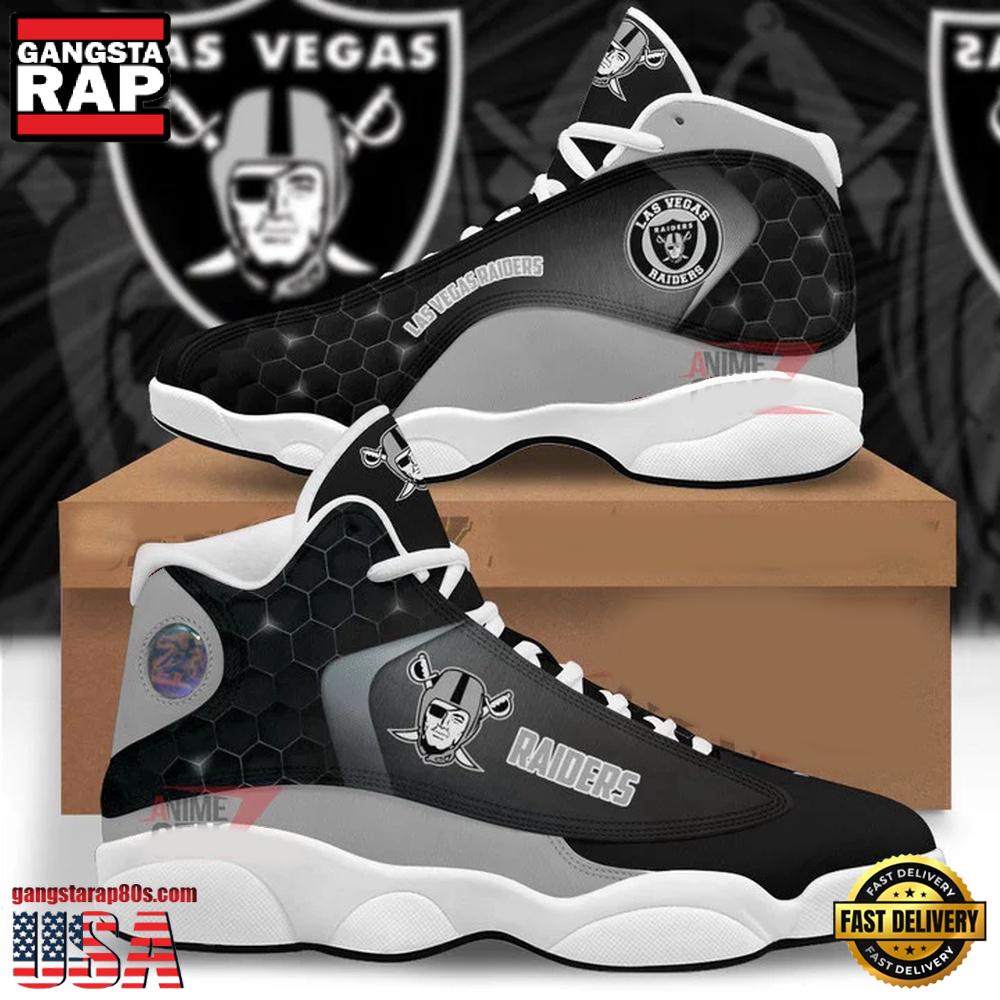 Las Vegas Raiders NFL Air Jordan 13 Shoes Gift For Men Women