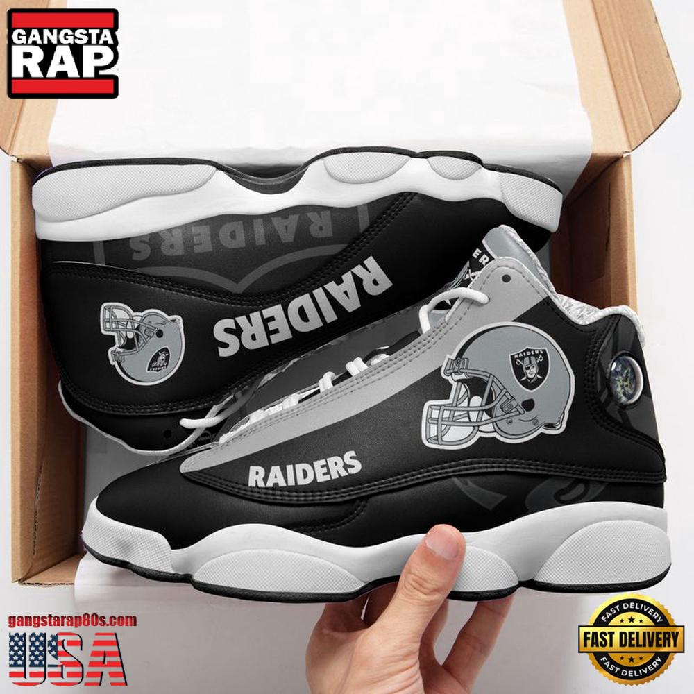 Las Vegas Raiders Sport NFL Air Jordan 13 Shoes
