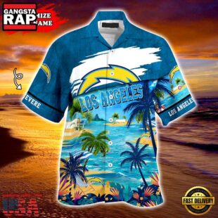Los Angeles Chargers NFL Personalized Hawaiian Shirt