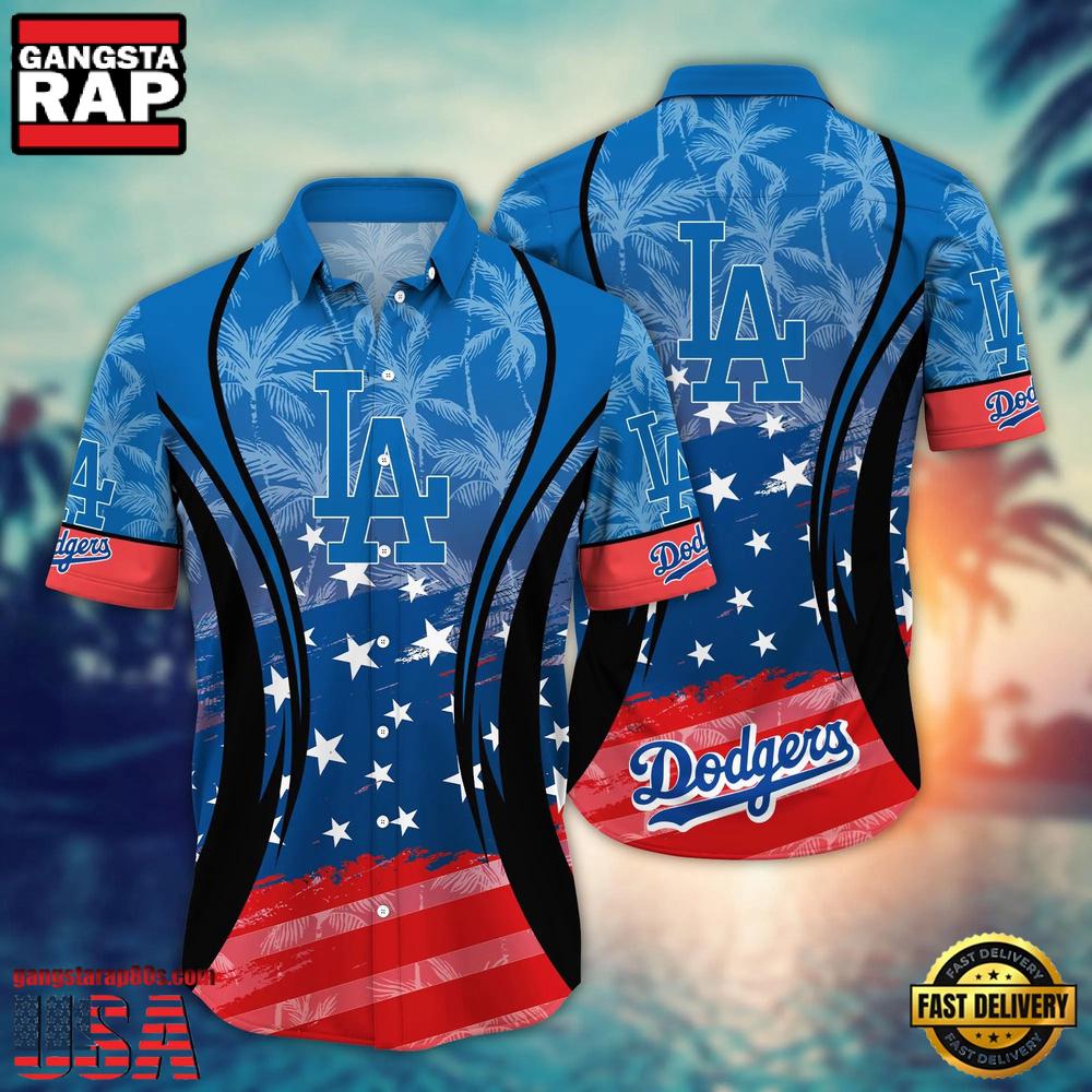 MLB Los Angeles Dodgers Team Logo Hot Summer Aloha Hawaiian Shirt MLB Los Angeles Dodgers Team Logo Hot Summer Aloha Hawaiian Shirt