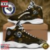 NFL Los Angeles Rams New Design Air Jordan 13 Running Sneakers Shoes For Fans 3 Los Angeles Rams NFL Air Jordan 13 Shoes For Fans