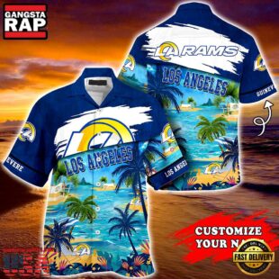 Los Angeles Rams NFL Personalized Hawaiian Shirt