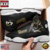 NFL Los Angeles Rams Sport New Design Air Jordan 13 Running Sneakers Shoes 2 Los Angeles Rams Sport NFL Air Jordan 13 Shoes
