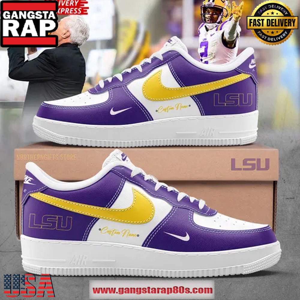 LSU Tiger Custom Air Force 1