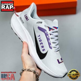 LSU Tigers Running Shoes Custom Your Name