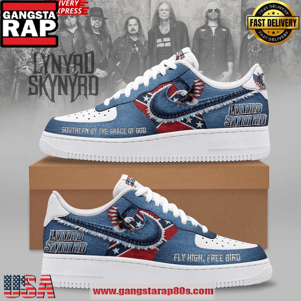 Lynyrd Skynyrd Fly High Free Bird Special Nike Air Force 1