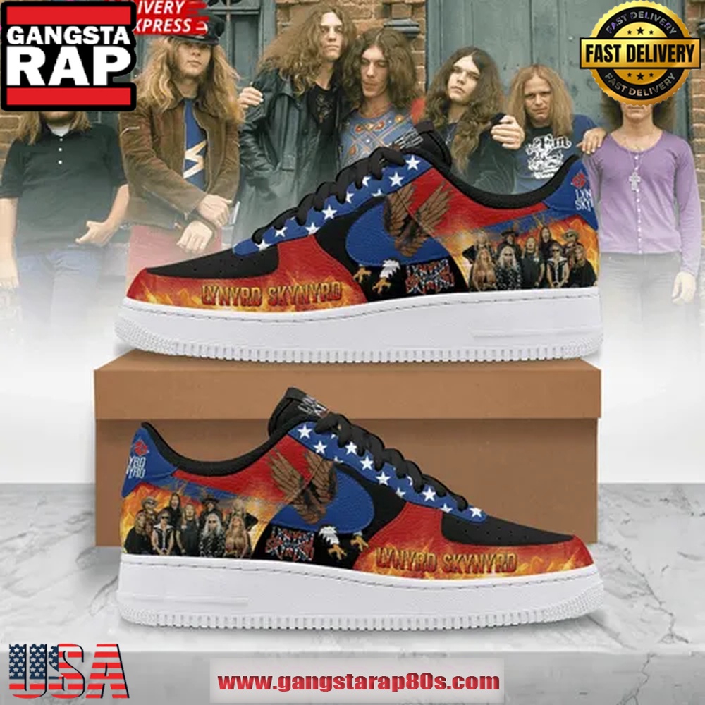 Lynyrd Skynyrd Freebird Flames Limited Nike Air Force 1
