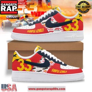 Max Verstappen Simple Lovely Limited Edition Nike Air Force 1