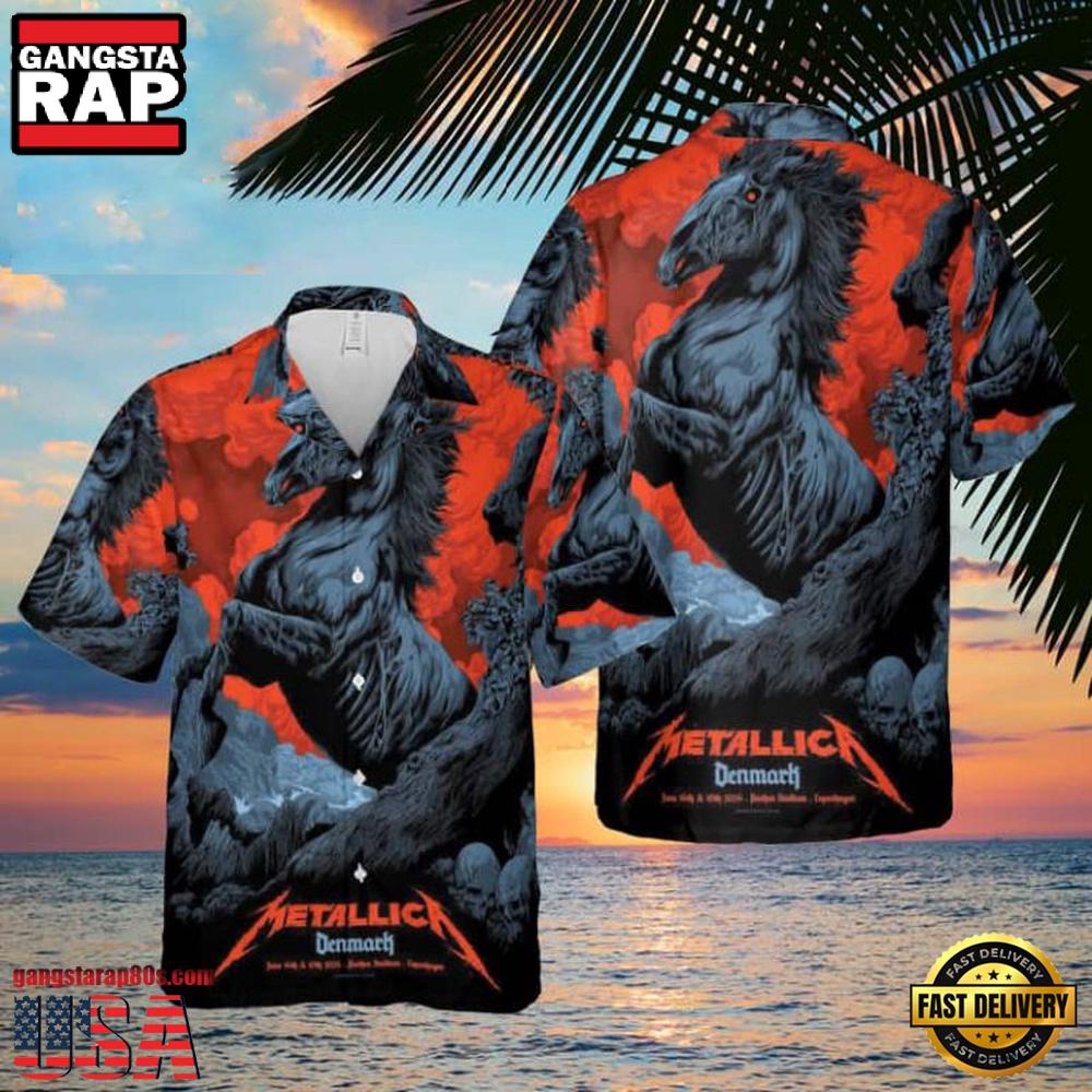 Metallica M72 Copenhagen at Parken Stadium Copenhagen Denmark Hot Summer Aloha Shirt Shirts Metallica M72 Copenhagen at Parken Stadium Copenhagen Denmark Hot Summer Aloha Shirt Shirts