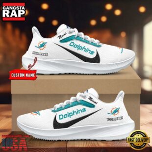 Miami Dolphins Running Shoes Custom Your Name