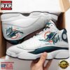 NFL Miami Dolphins Team New Design Air Jordan 13 Running Sneakers Shoes 2 Miami Dolphins Team NFL Air Jordan 13 Shoes