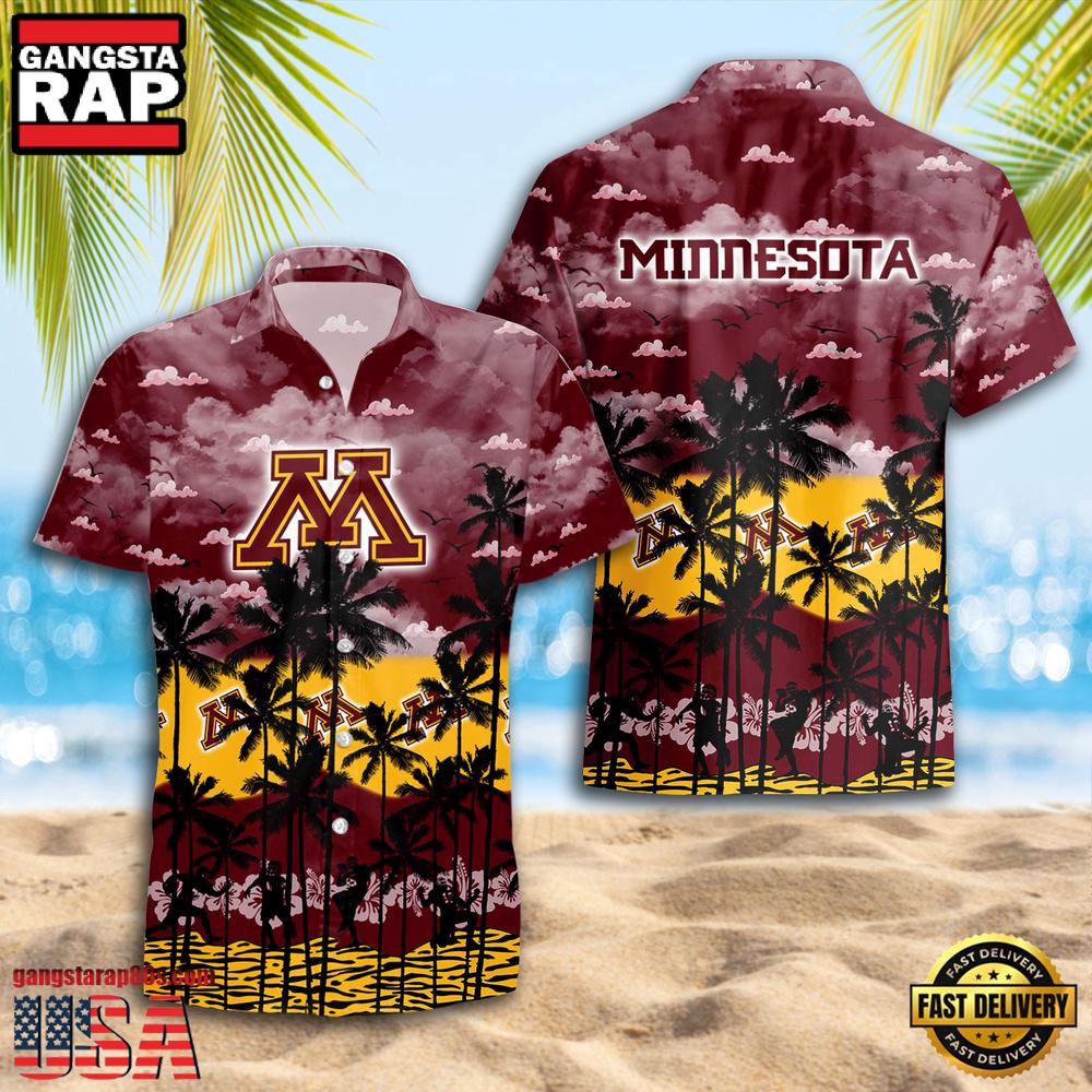Minnesota Golden Gophers Sport Summer Hawaiian Shirt