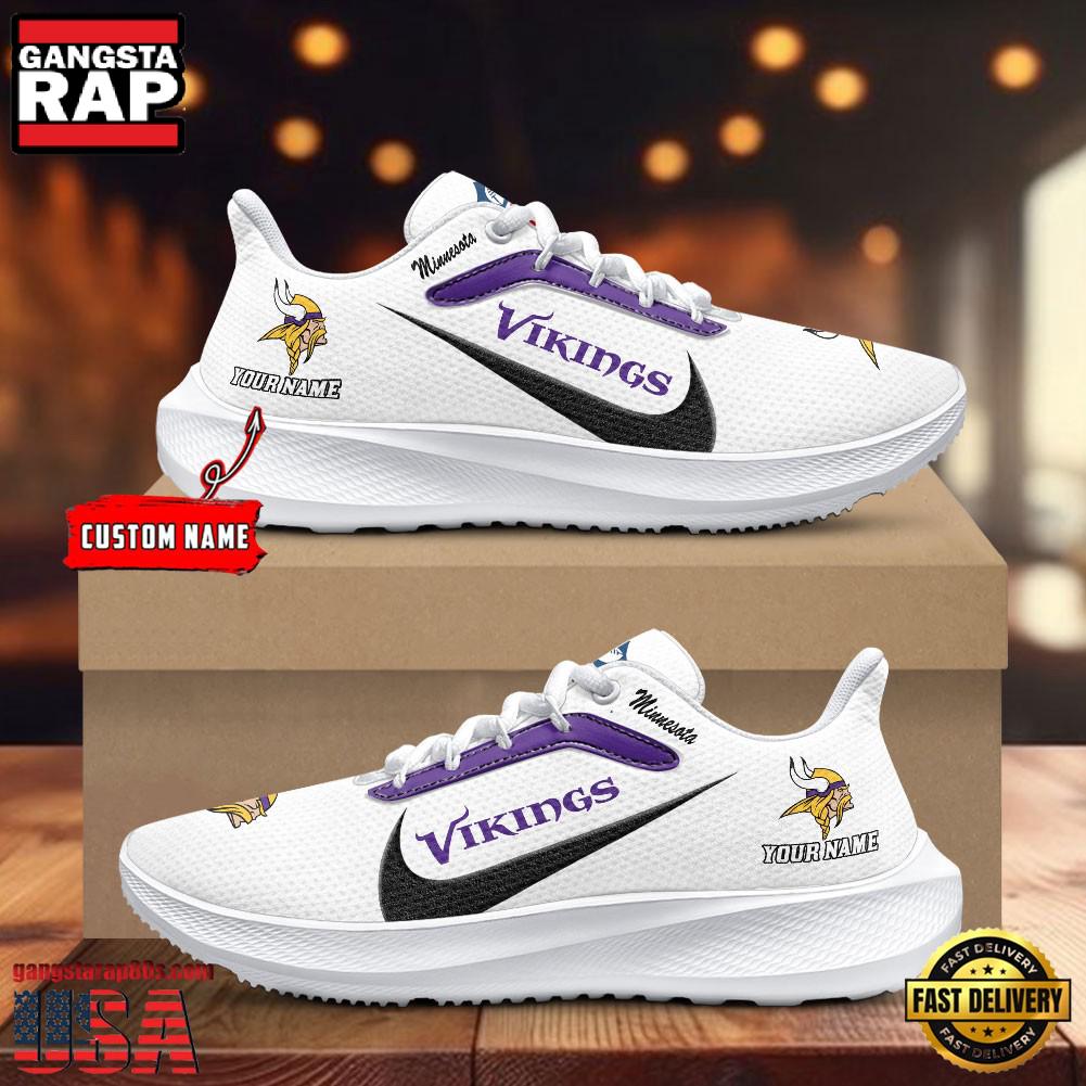 Minnesota Vikings Running Shoes Custom Your Name