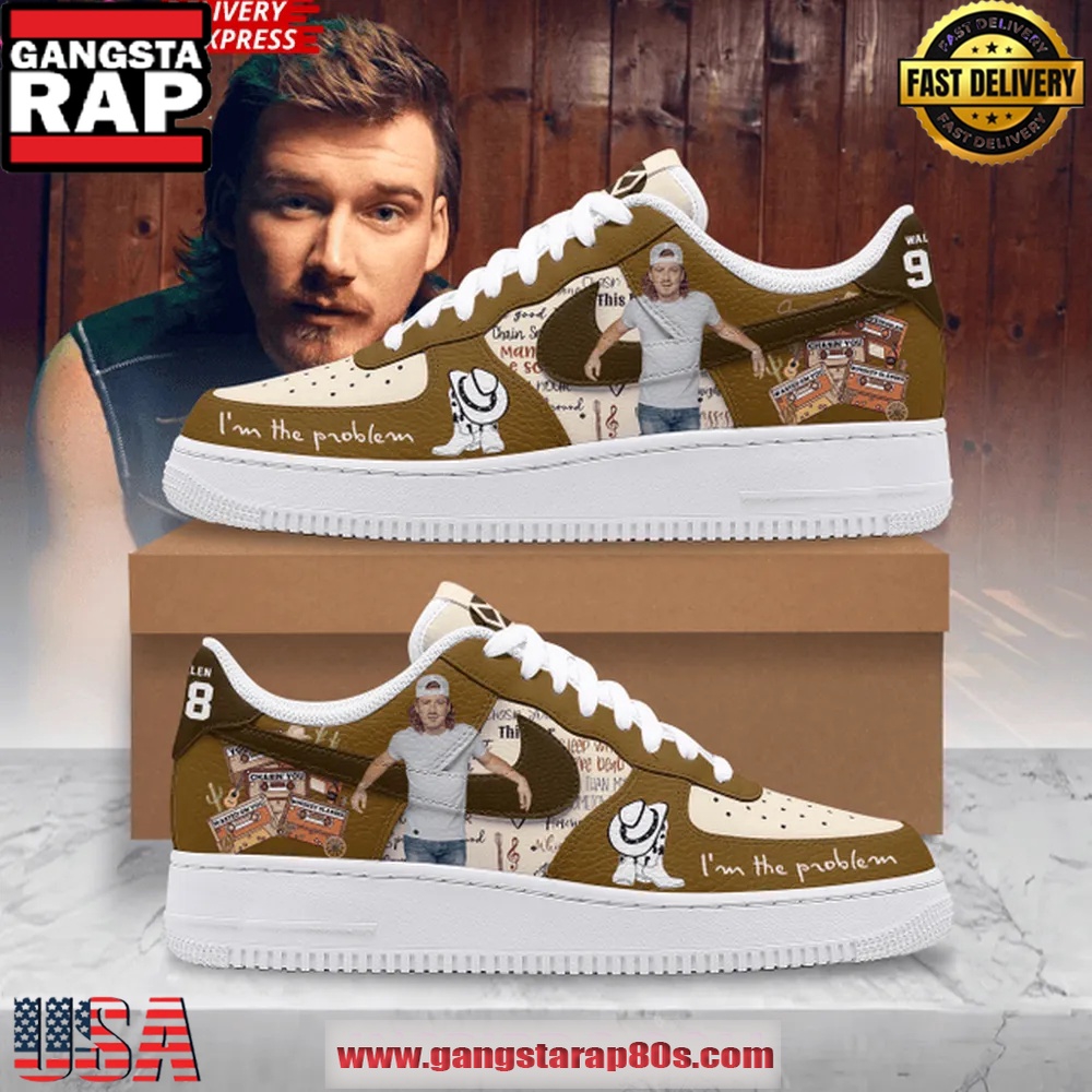 Morgan Wallen Problem Limited Edition Nike Air Force 1 Sneakers Shoes Morgan Wallen Problem Limited Edition Nike Air Force 1 Sneakers Shoes