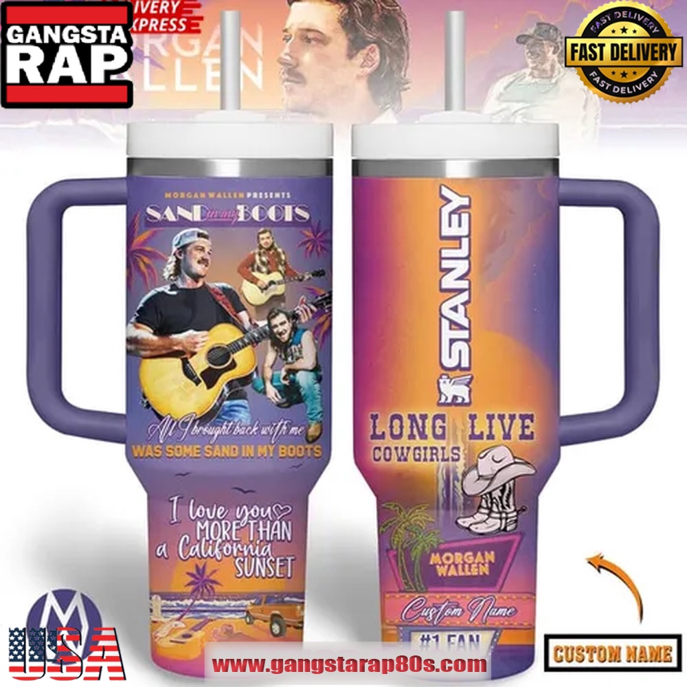 Morgan Wallen Sand In My Boots Limited Stanley Tumbler Cup Morgan Wallen Sand In My Boots Limited Stanley Tumbler Cup