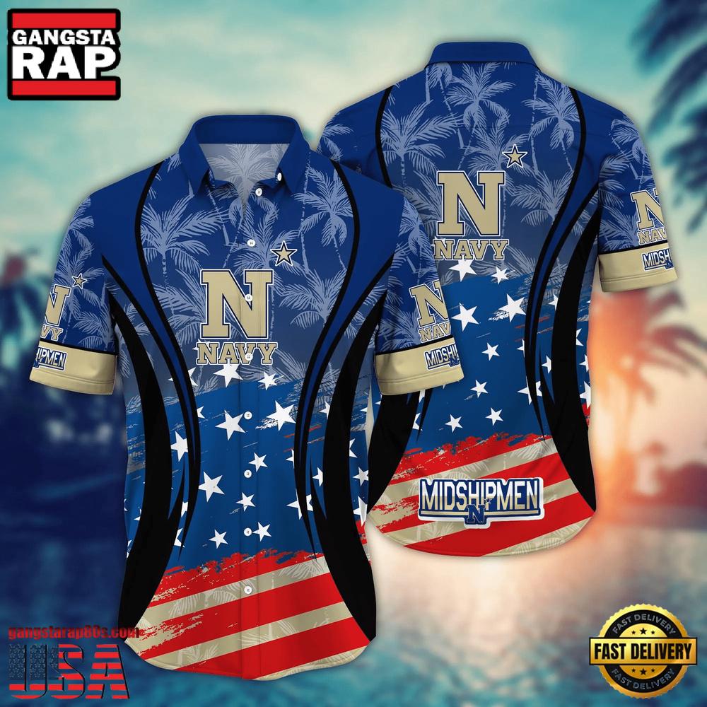 Navy Midshipmen MLB Team Hawaiian Shirt Gift For Fans