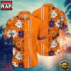 NCAA Clemson Tigers Flower Summer Aloha Button Hawaiian Shirt