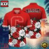 NCAA Cornell Big Red Flower Tropical Summer Beach Hawaiian Shirt