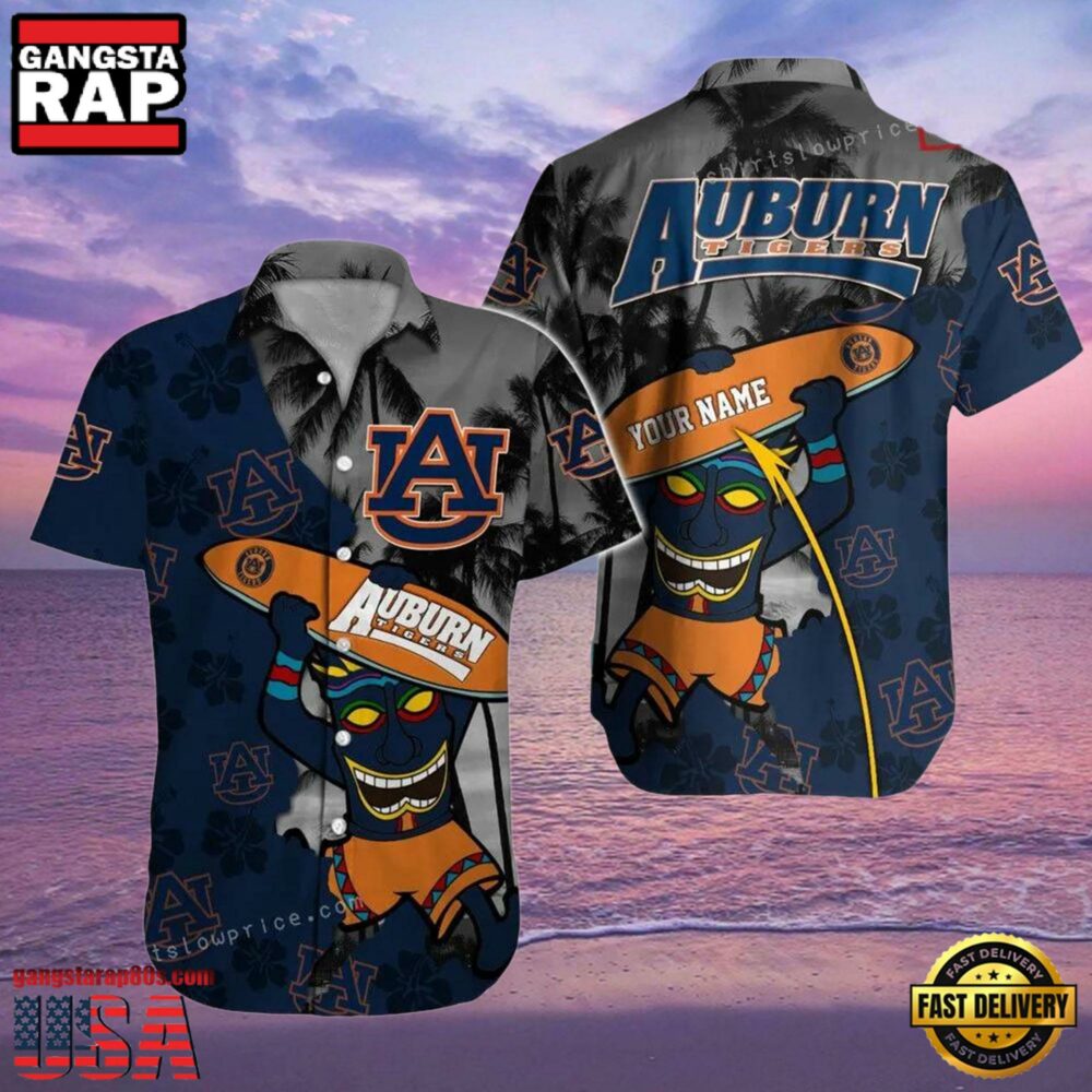 NCAA Custom Name Auburn Tigers Hawaiian Shirt Cheap For Men Women.jpg