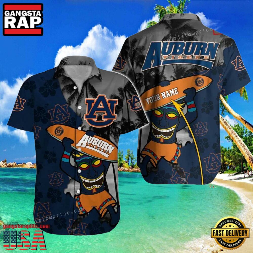 NCAA Custom Name Auburn Tigers Hawaiian Shirt Cheap For Men Women.jpg