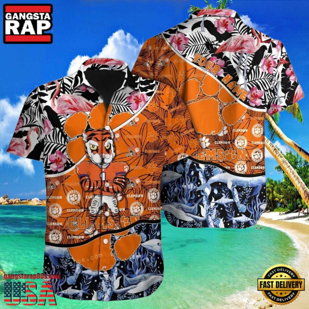 NCAA Custom Name Clemson Tigers Hawaiian Shirt Cheap.jpg