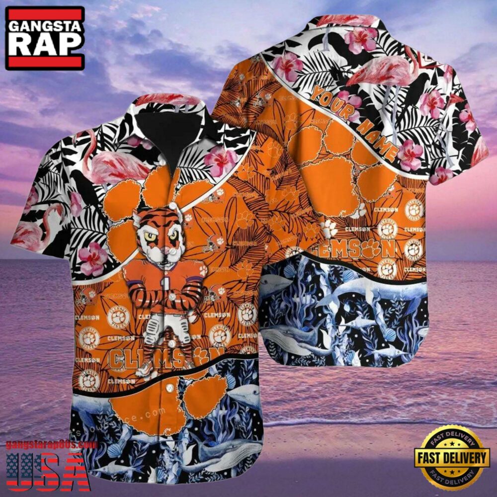 NCAA Custom Name Clemson Tigers Hawaiian Shirt Cheap.jpg