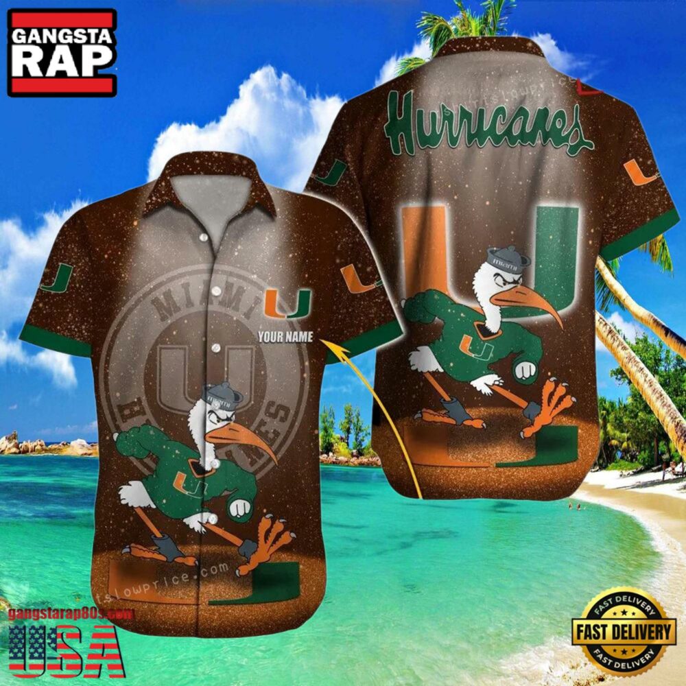 NCAA Custom Name Miami Hurricanes Hawaiian Shirt Outfit.jpg