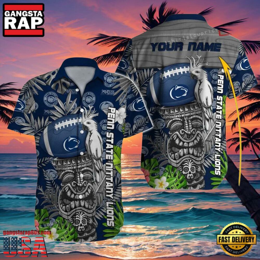 NCAA Custom Name Penn State Nittany Lions Hawaiian Shirt Hawaiian Shirt Cheap For Men Women NCAA Custom Name Penn State Nittany Lions Hawaiian Shirt Hawaiian Shirt Cheap For Men Women