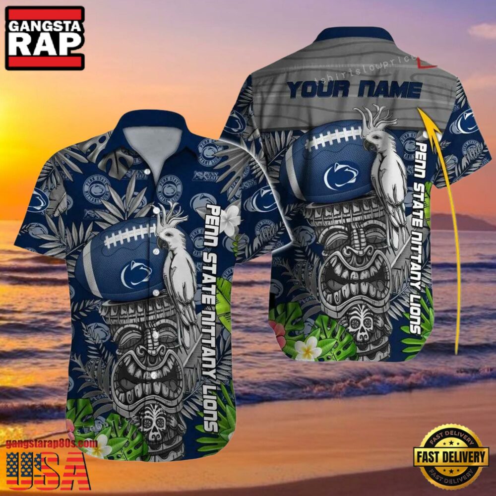 NCAA Custom Name Penn State Nittany Lions Hawaiian Shirt Hawaiian Shirt Cheap For Men Women NCAA Custom Name Penn State Nittany Lions Hawaiian Shirt Hawaiian Shirt Cheap For Men Women