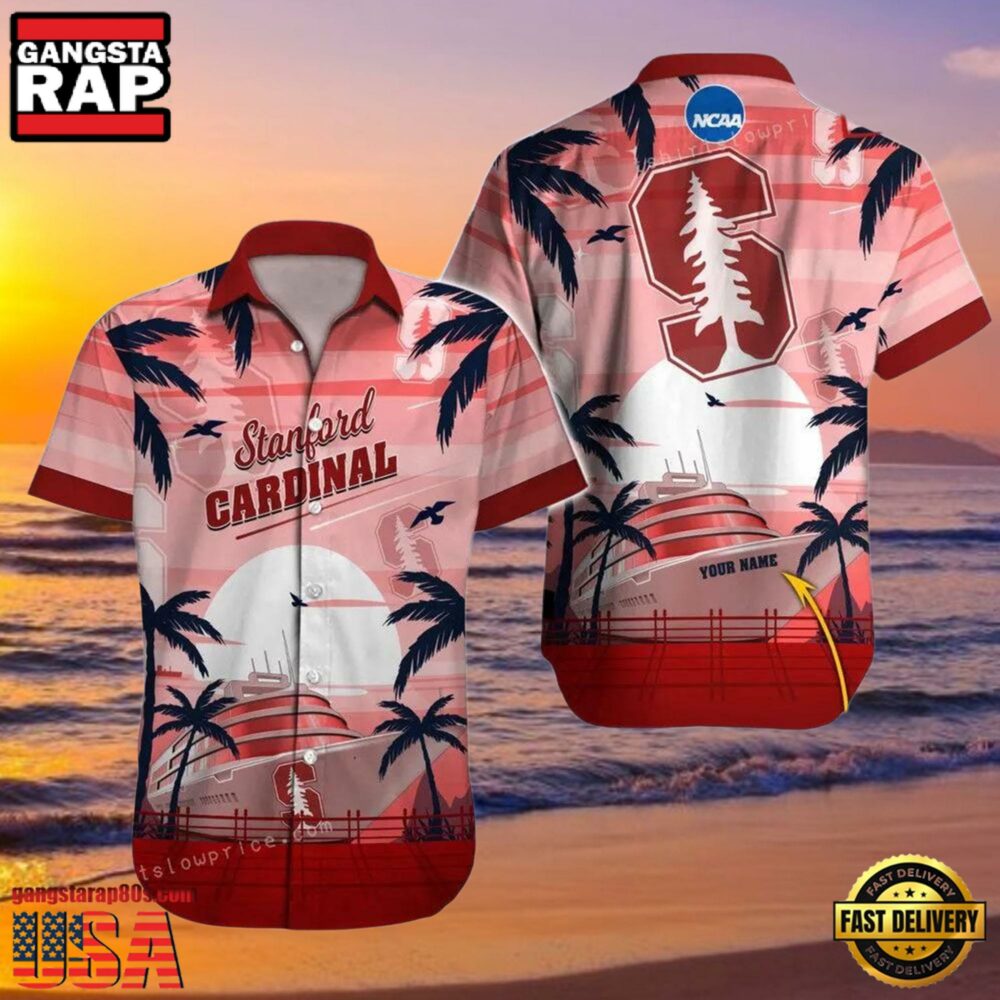 NCAA Custom Name Stanford Cardinal Hawaiian Shirt Hawaiian Shirt Cheap NCAA Custom Name Stanford Cardinal Hawaiian Shirt Hawaiian Shirt Cheap
