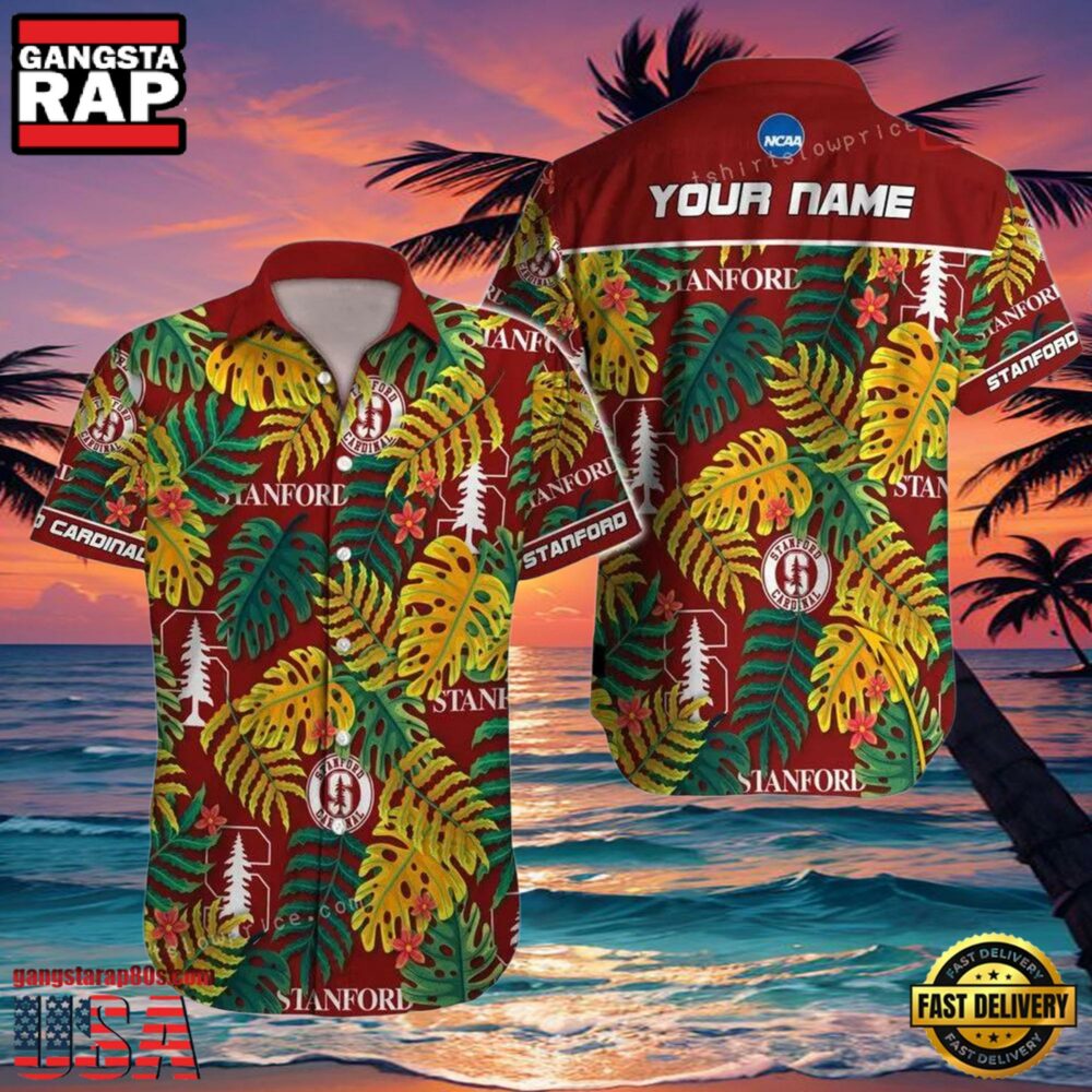 NCAA Custom Name Stanford Cardinal Hawaiian Shirt Outfit NCAA Custom Name Stanford Cardinal Hawaiian Shirt Outfit