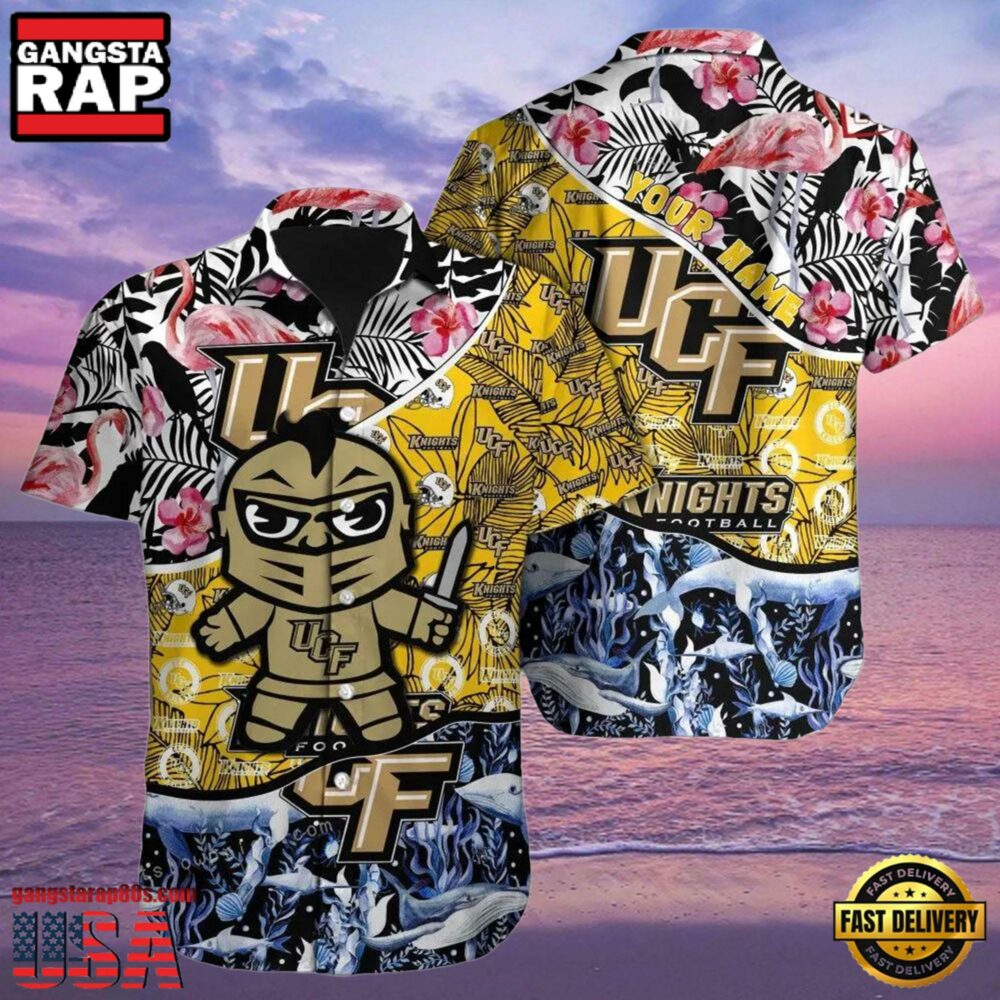 NCAA Custom Name Ucf Knights Hawaiian Shirt Cheap For Mens Womens