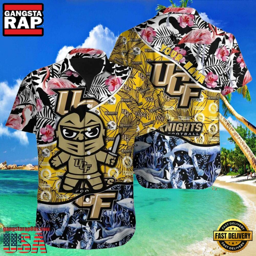 NCAA Custom Name Ucf Knights Hawaiian Shirt Cheap For Mens Womens
