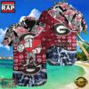 NCAA Georgia Bulldogs 3D Print Custom Name Cheap Hawaiian Shirt