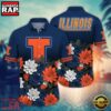 NCAA Illinois Fighting Illini Flower Tropical Summer Beach Hawaiian Shirt