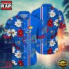 NCAA Kansas Jayhawks Flower Style Hot Summer Aloha Hawaiian Shirt 2 NCAA Kansas Jayhawks Flower Summer Aloha Button Hawaiian Shirt