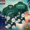 NCAA Michigan State Spartans Hot Summer Aloha Hawaiian Shirt Hawaiian Shirt 3 NCAA Michigan State Spartans Flower Tropical Summer Beach Hawaiian Shirt