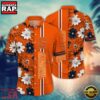 NCAA Syracuse Orange Flower Summer Aloha Button Hawaiian Shirt