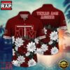 NCAA Texas AM Aggies Flower Tropical Summer Beach Hawaiian Shirt