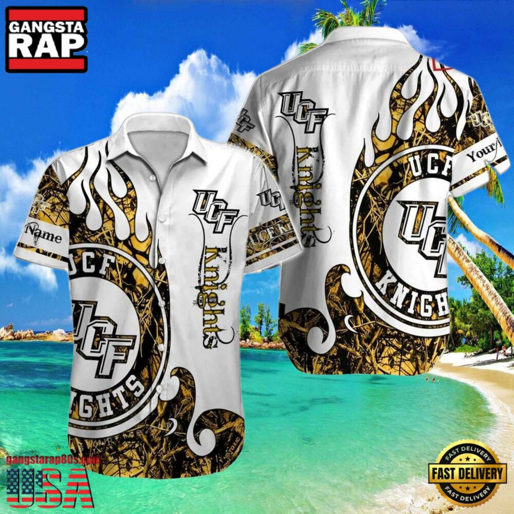 NCAA Ucf Knights Print Custom Name Cheap Hawaiian Shirt