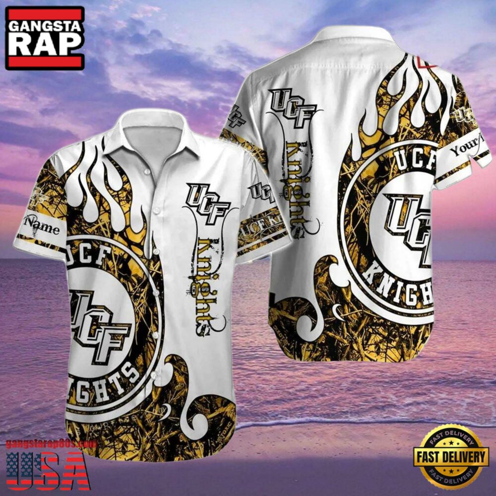NCAA Ucf Knights Print Custom Name Cheap Hawaiian Shirt