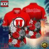 NCAA Utah Utes Hot Summer Aloha Hawaiian Shirt Hawaiian Shirt 2 NCAA Utah Utes Flower Tropical Summer Beach Hawaiian Shirt