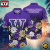 NCAA Washington Huskies Hot Summer Aloha Hawaiian Shirt Hawaiian Shirt 3 NCAA Washington Huskies Flower Tropical Summer Beach Hawaiian Shirt