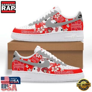 Nebraska Cornhuskers Cowboy Go Big Red Air Force 1 Shoes