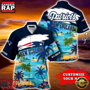 New England Patriots NFL Personalized Hawaiian Shirt